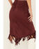 Image #4 - Shyanne Women's Faux Suede Wrap Fringe Skirt, , hi-res