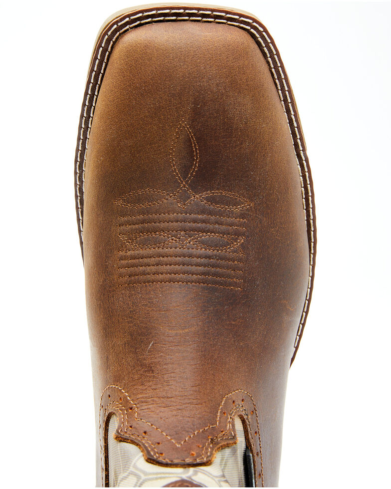 Double H Men's Kryptek Waterproof Western Boots - Wide Square Toe, Brown, hi-res