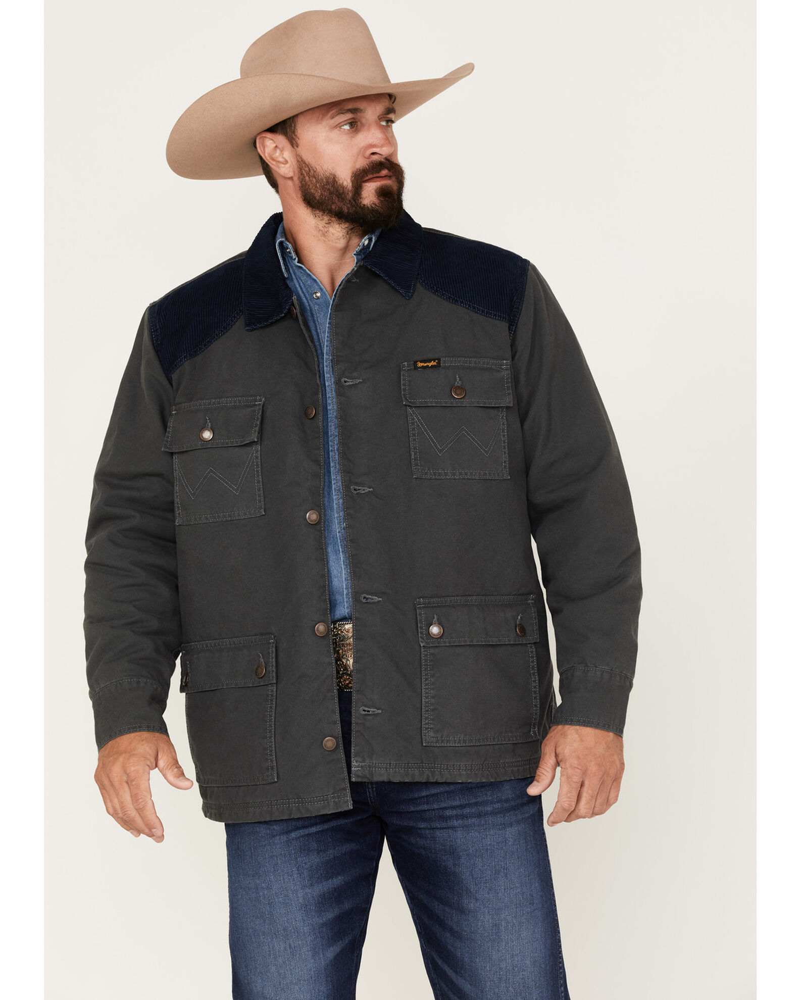 Wrangler Men's Quilted Lined Barn Coat - Country Outfitter