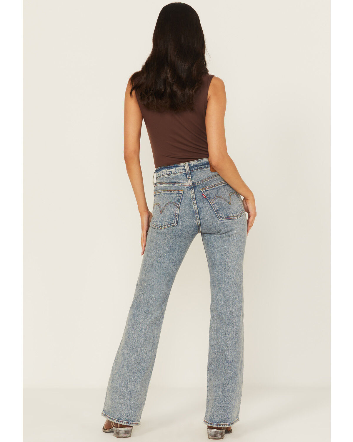 Image #3 - Levi's Premium Women's Boots Are Back In Town Medium Wash Bootcut Stretch Denim Jeans, Medium Wash, hi-res
