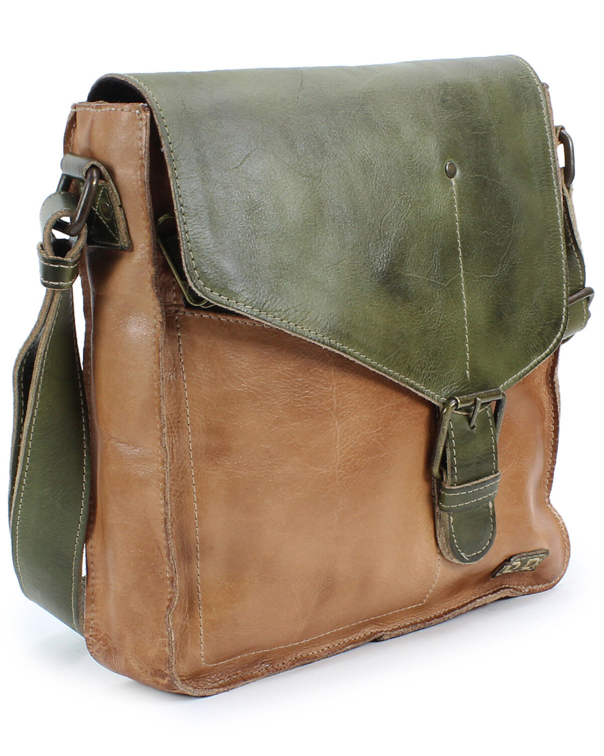 Image #2 - Bed Stu Women's Venice Beach Crossbody Bag, Distressed Brown, hi-res
