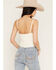 Image #4 - Idyllwind Women's Luna Cutout Floral Sleeveless Cropped Tank Top, Cream, hi-res