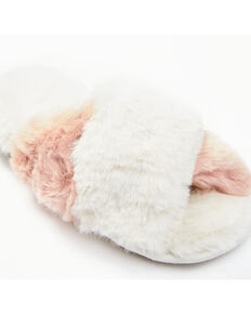 Idyllwind Women's Blush Cozytown Faux Fur Slippers, Blush, hi-res