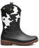 Image #2 - Bogs Girls' Lil' Jolene Rainboots, Black/white, hi-res