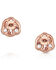 Montana Silversmiths Women's Holding On To A Rose Earrings, Silver, hi-res