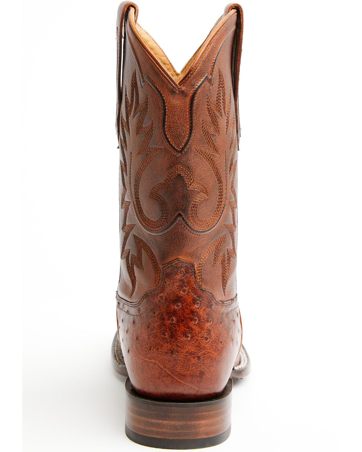 Image #5 - Cody James Black 1978® Men's The Hayward Exotic Full Quill Ostrich Western Boots - Broad Square Toe, Cognac, hi-res