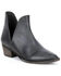 Image #1 - Free People Women's Charm Double V Ankle Fashion Booties - Round Toe, Black, hi-res
