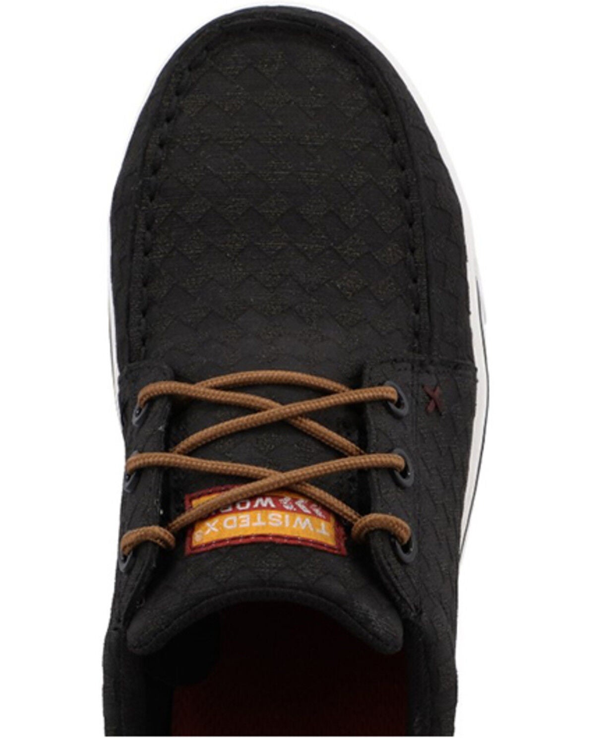 Image #6 - Twisted X Women's Kicks Moc Work Shoes - Nano Composite Toe, Charcoal, hi-res