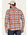Image #4 - Pendleton Men's Wyatt Plaid Long Sleeve Snap Western Shirt, Red, hi-res