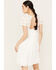 Image #4 - Beyond The Radar Lace Front Mini Dress, White, hi-res