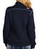 Ariat Women's FR Polartec Fleece 1/2 Zip Pullover, Navy, hi-res