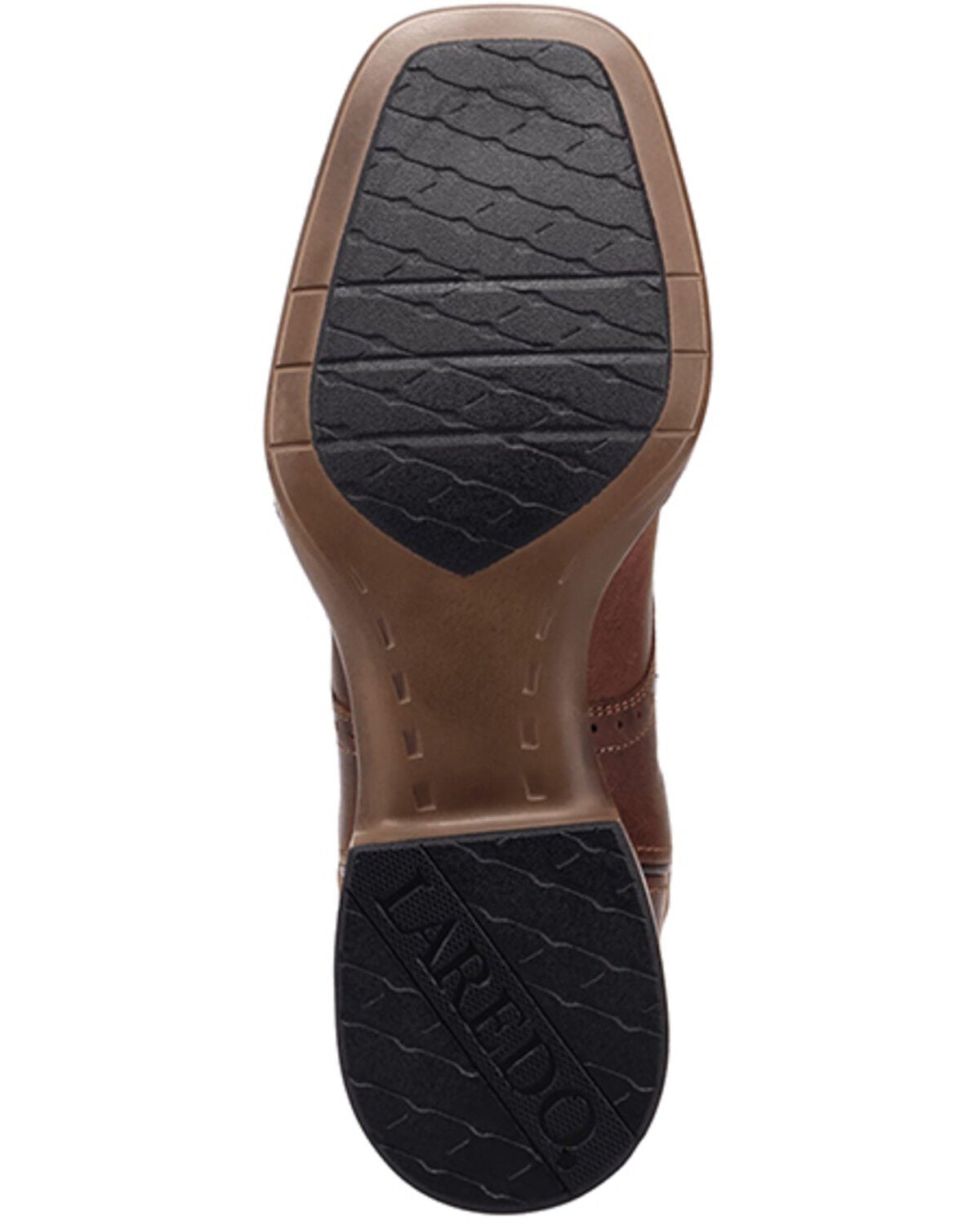 Image #7 - Laredo Men's Stratford Western Performance Boots - Broad Square Toe, Brown, hi-res