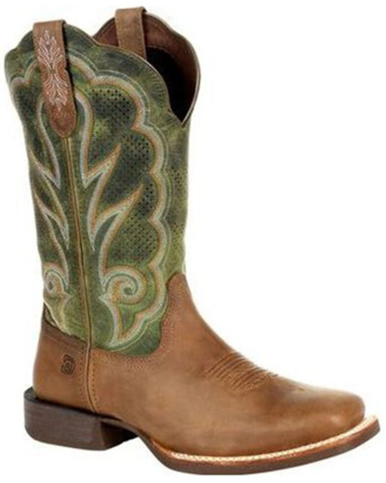 Durango Women's Lady Rebel Pro Western Boots - Wide Square Toe, Brown, hi-res