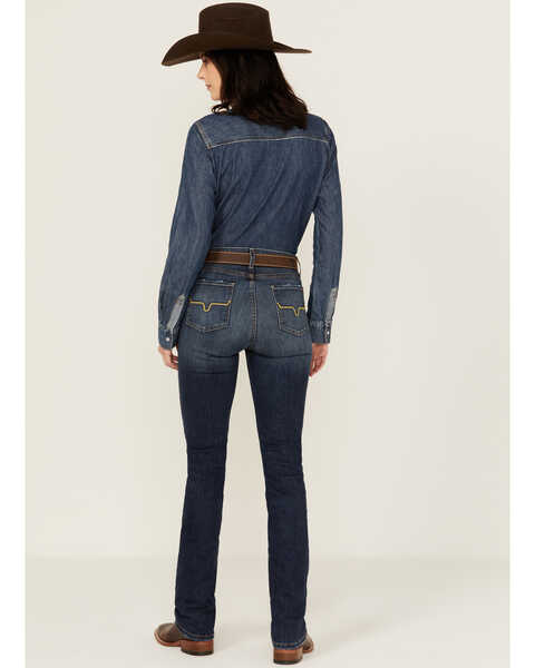 Image #3 - Kimes Ranch Women's Dark Wash Sarah Slim Bootcut Jeans, Blue, hi-res