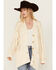 Image #2 - Free People Women's Cable Knit Button-Down Cardigan, Ivory, hi-res
