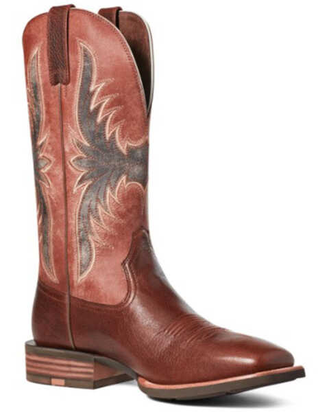 Image #1 - Ariat Men's Crosswire Hickory Western Performance Boots - Square Toe, Brown, hi-res