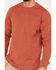 Image #3 - Hawx Men's Forge Long Sleeve Work T-Shirt, Medium Red, hi-res