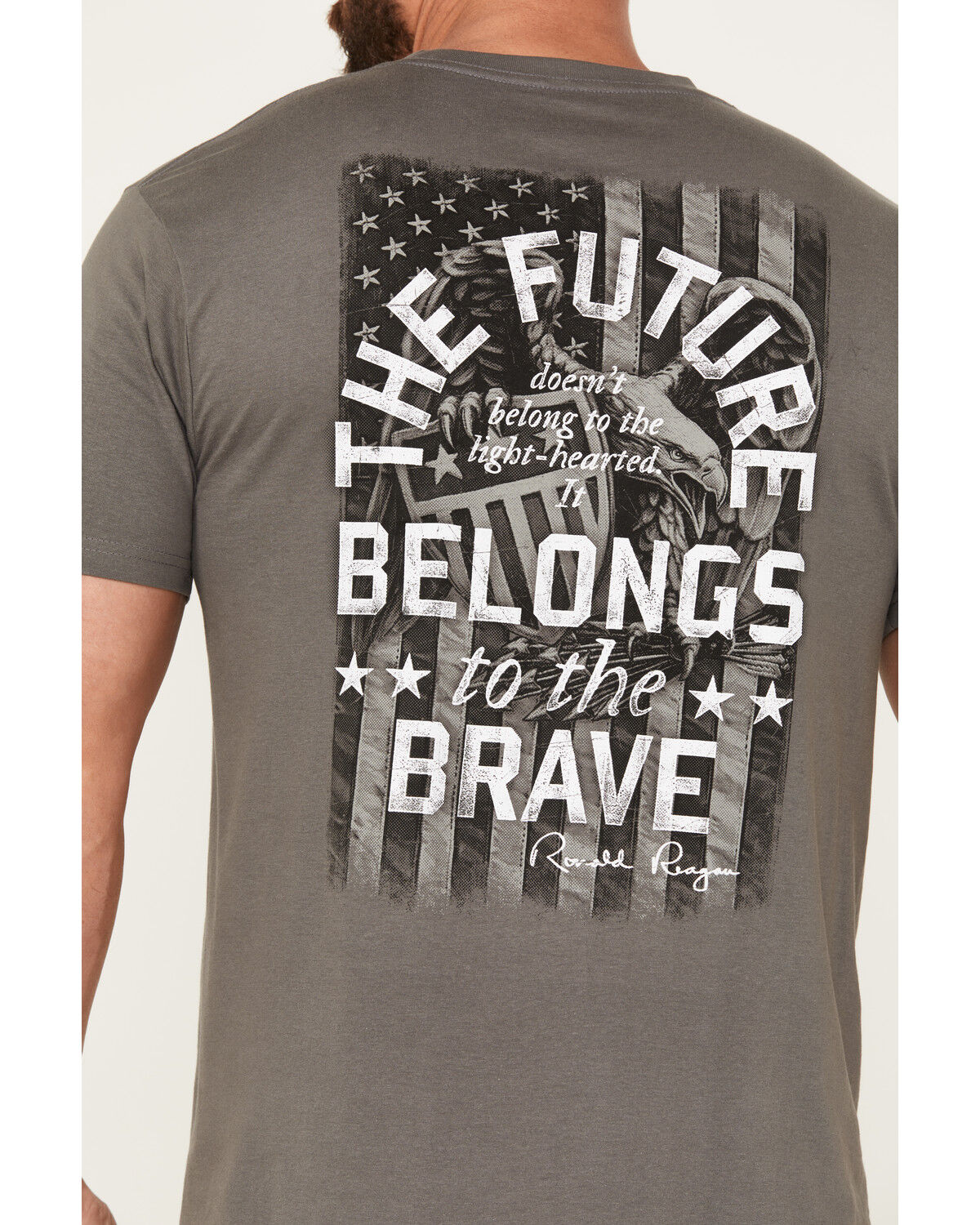 Image #2 - Buckwear Men's Belong To The Brave Short Sleeve Graphic T-Shirt, , hi-res