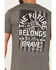 Image #2 - Buckwear Men's Belong To The Brave Short Sleeve Graphic T-Shirt, , hi-res