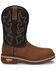 Justin Men's Resistor Western Work Boots - Composite Toe, Brown, hi-res