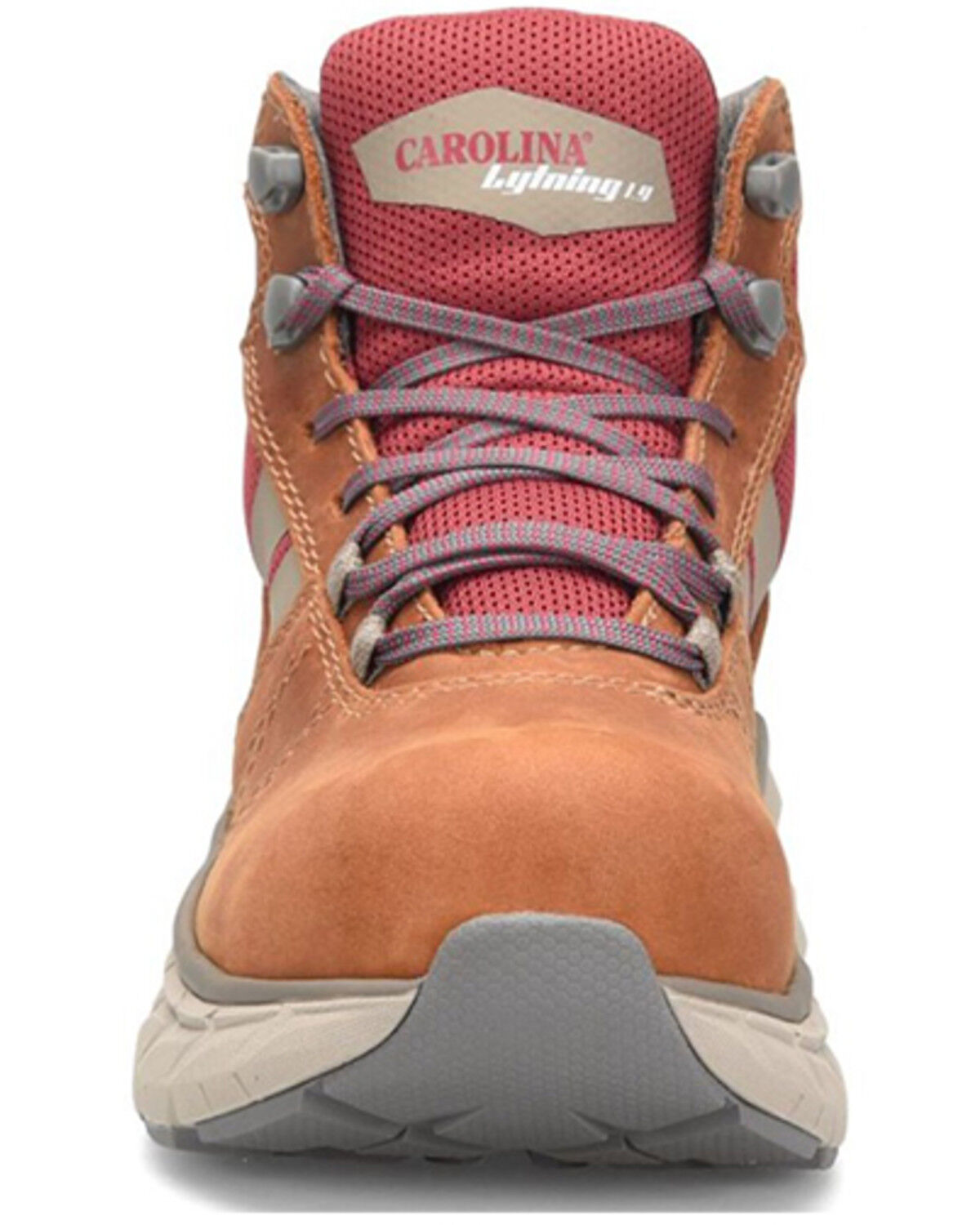 Image #4 - Carolina Women's Azalea Hi-Top Athletic Work Shoes - Composite Toe, Brown, hi-res