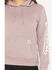Image #3 - Carhartt Women's Sawyer Script Midweight Relaxed Fit Hoodie, Berry, hi-res