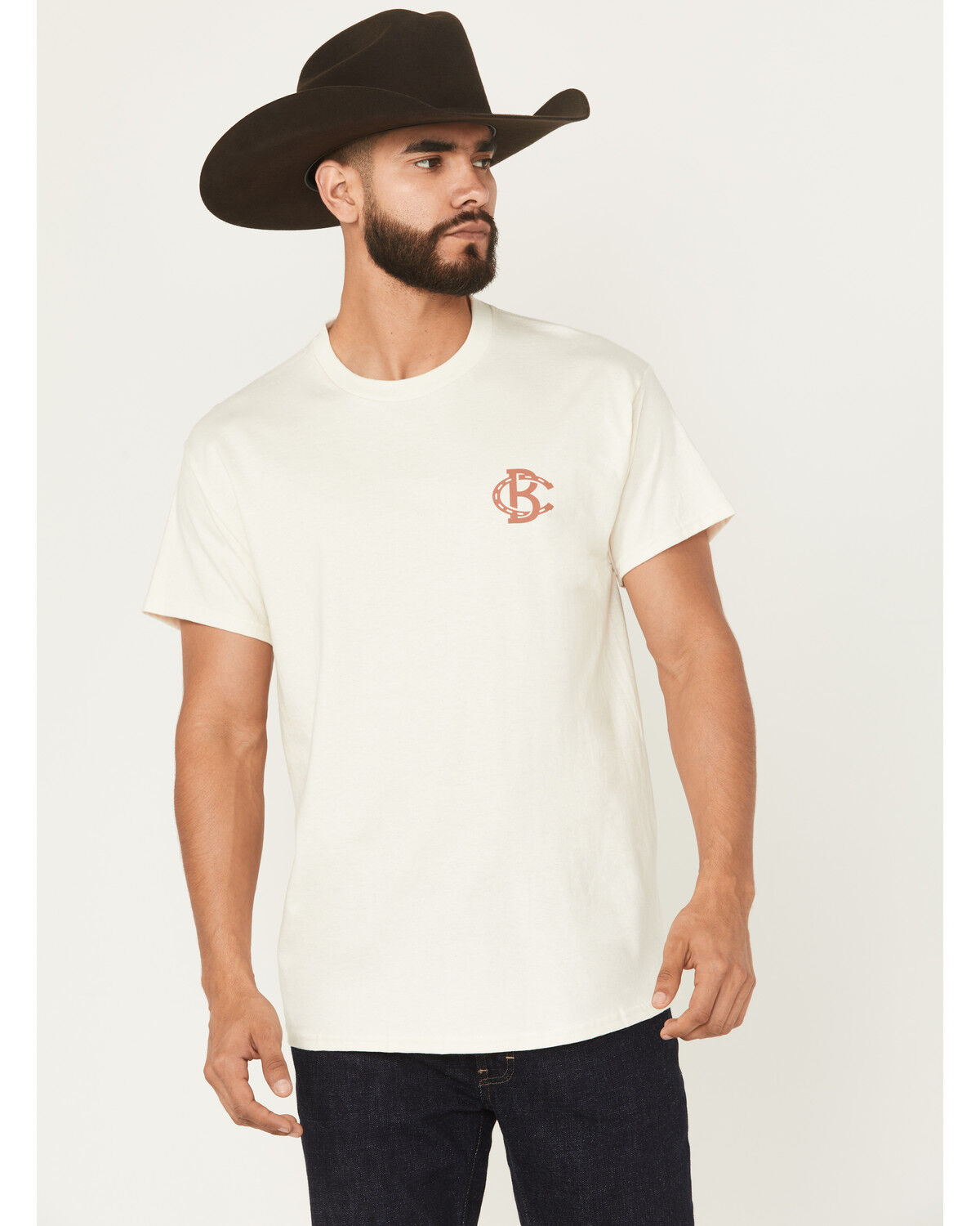 Image #2 - Bucking Chutes Men's Prime Cuts Short Sleeve Graphic T-Shirt, Natural, hi-res
