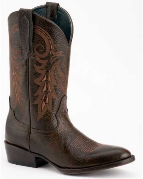 Ferrini Men's Remington Western Boots - Medium Toe, Chocolate, hi-res