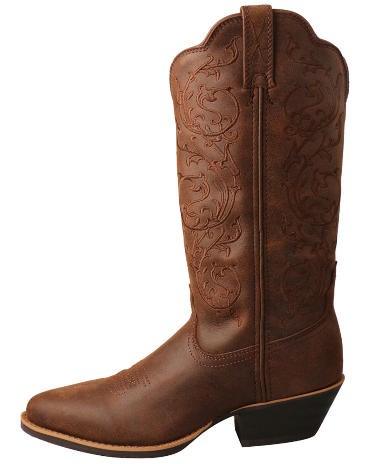 Image #3 - Twisted X Women's Western Performance Boots - Round Toe, Brown, hi-res
