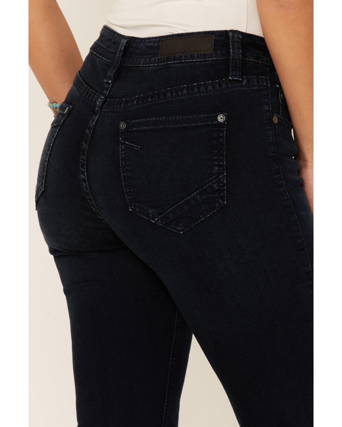 Image #4 - Rock & Roll Denim Women's Dark Mid Rise Trousers, , hi-res