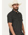 Image #2 - Moonshine Spirit Men's Only Road Floral Print Short Sleeve Snap Western Shirt, Black, hi-res