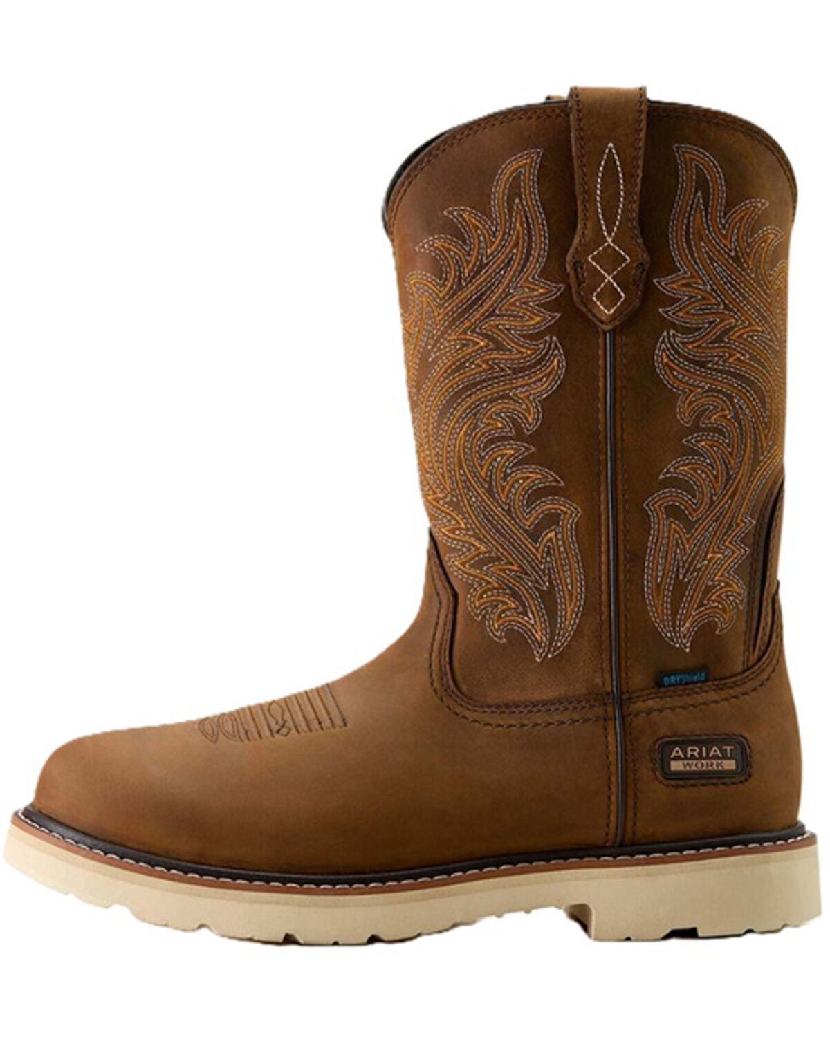 Image #2 - Ariat Men's Activator Argo Waterproof Work Boots - Soft Toe, Brown, hi-res