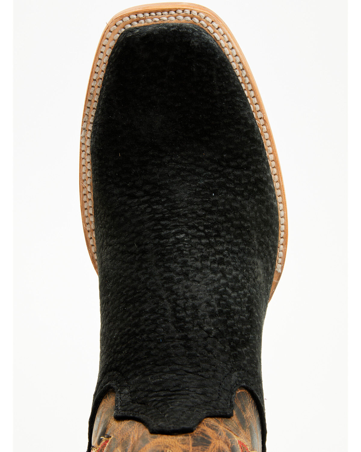 Image #6 - Dan Post Men's Cappy Exotic Carpincho Western Boots - Square Toe, Black, hi-res
