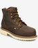 Image #1 - Justin Men's 6" Homeland Akron Waterproof Moc Work Boots - Steel Toe, Brown, hi-res