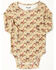 Image #1 - Wrangler Infant Boys' Horse Print Onesie, Tan, hi-res