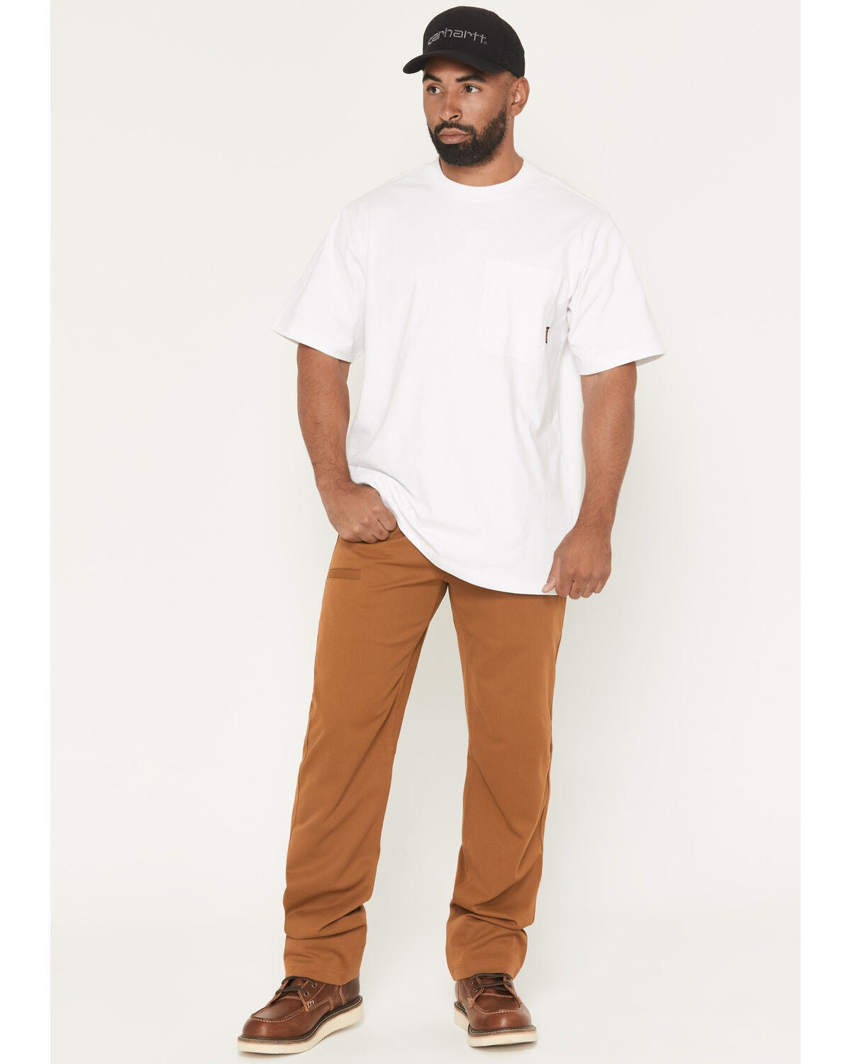 Hawx Men's Burr 2.0 UPF 50+ Water Repellent Stretch Work Pants, Rust Copper, hi-res