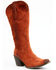 Image #1 - Dan Post Women's Rebeca Tall Fashion Western Boots - Snip Toe, Orange, hi-res