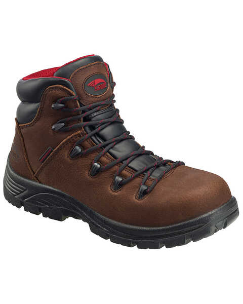 Avenger Men's Waterproof Hiker Boots - Composite Toe, Brown, hi-res
