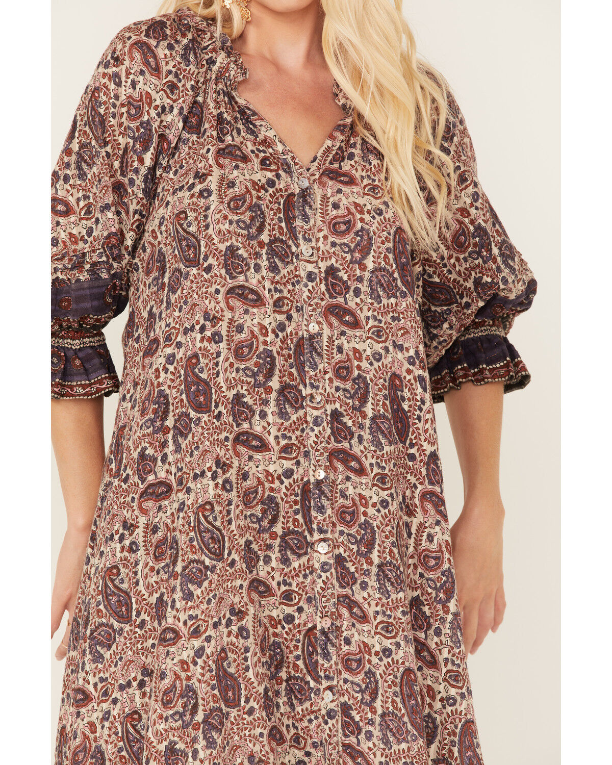 Image #3 - Cleobella Women's Lola Midi Dress, Multi, hi-res