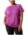 Image #1 - Ariat Women's Rebar Heat Fighter Essential Short Sleeve Work Tee - Plus, Purple, hi-res