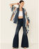 Image #2 - Tasha Polizzi Women's Topaz Ventura Serape Kimono Cardigan, Blue, hi-res