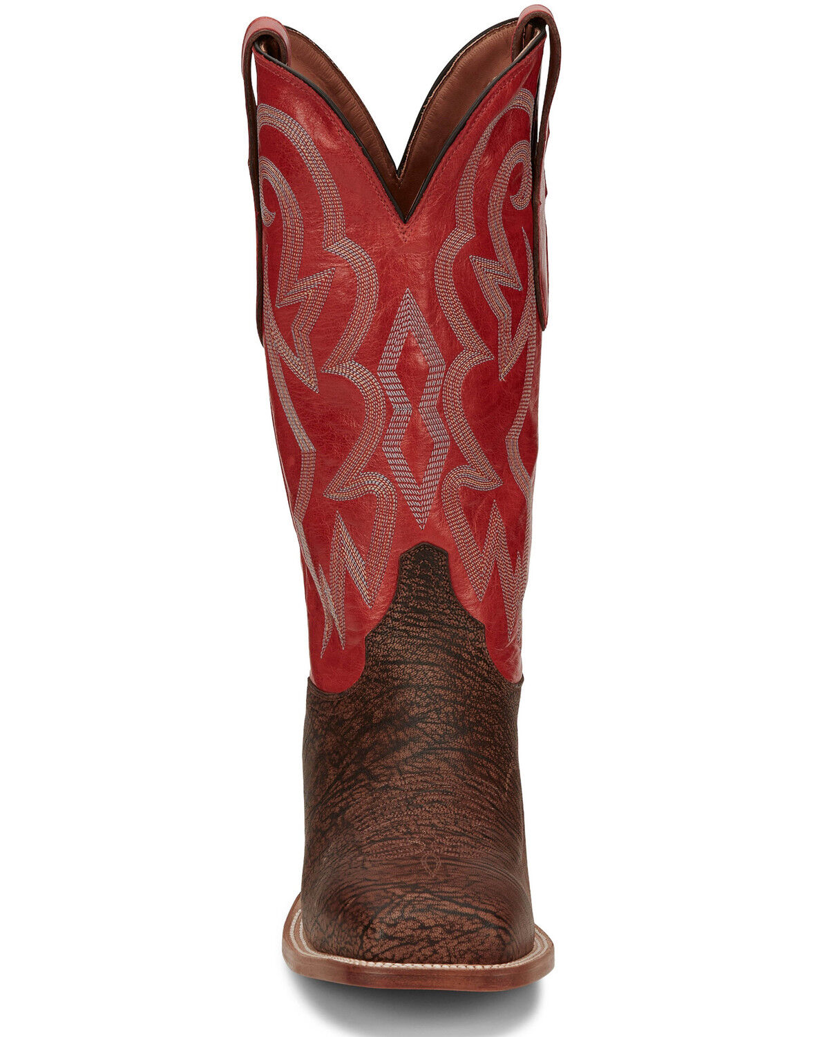Image #5 - Justin Men's Mingus Walnut Western Boots - Broad Square Toe, Tan, hi-res