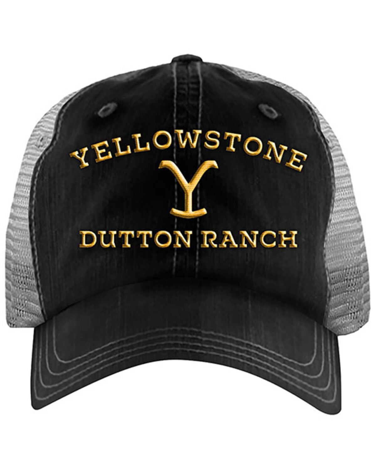 Paramount Network&rsquo;s Yellowstone Men's Dutton Ranch Logo Ball Cap, Black, hi-res
