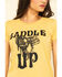 Bandit Brand Women's Saddle Up Graphic Tee, Dark Yellow, hi-res