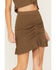 Image #3 - Shyanne Women's Sweater Knit Skirt, Olive, hi-res