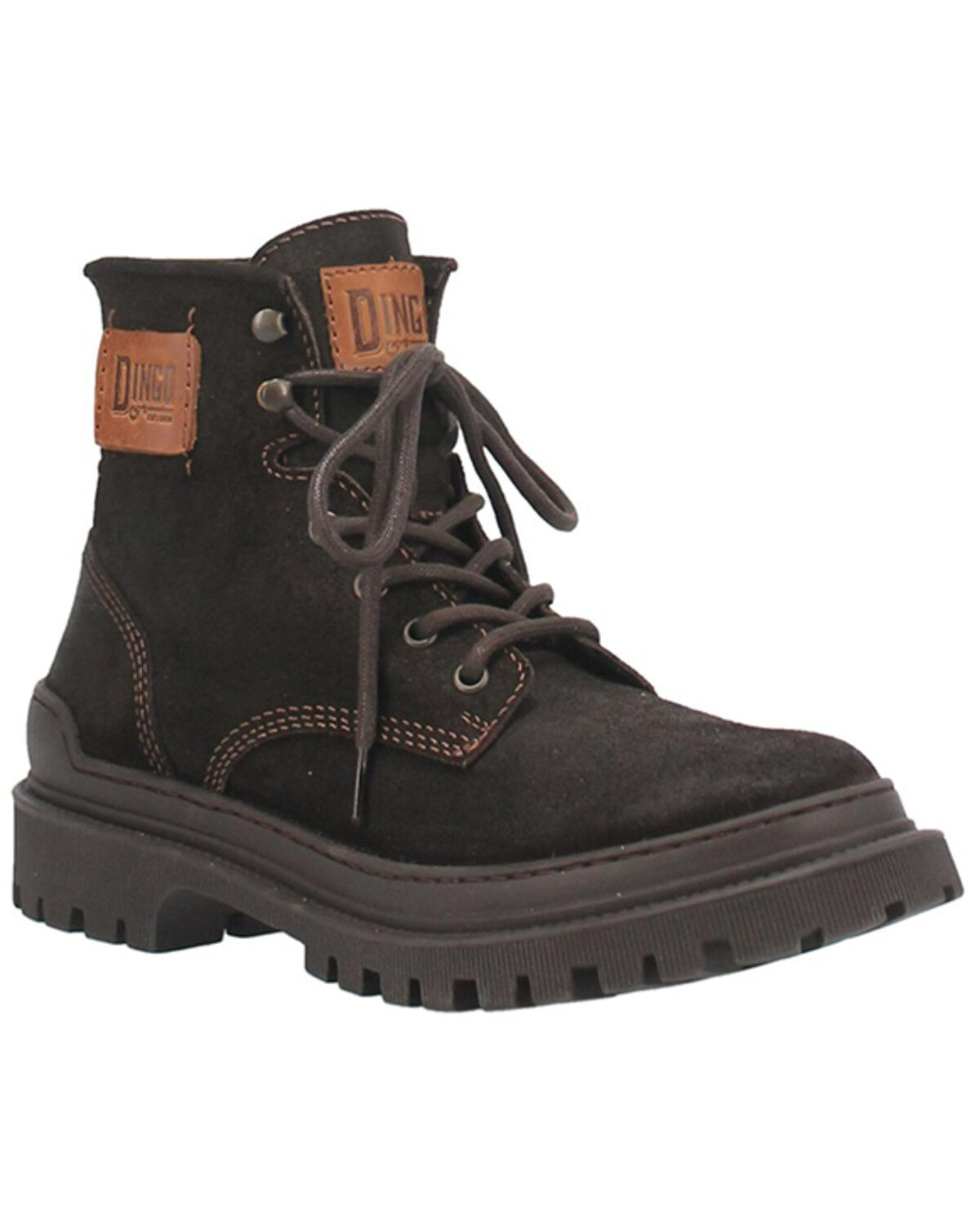 Image #1 - Dingo Men's High Country Lace-Up Hiking Boot - Round Toe, Brown, hi-res