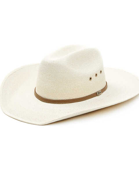 Atwood Men's Throroughbred 7X Straw Cowboy Hat , Natural, hi-res