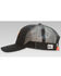 Image #3 - RopeSmart Men's Black Leather Logo Patch Mesh-Back Ball Cap, Black, hi-res