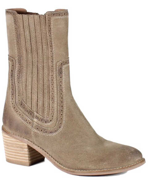 Diba True Women's Morning Dew Mid Calf Boots - Round Toe , Grey, hi-res
