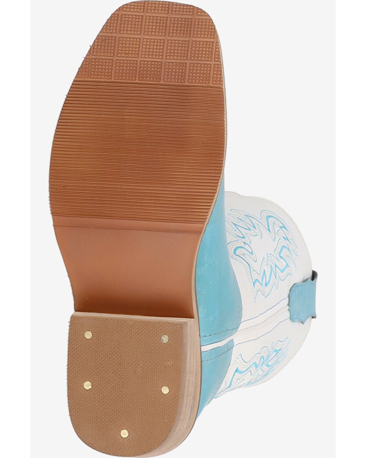 Image #6 - Smoky Mountain Girls' Wichita Western Boots - Square Toe, Light Blue, hi-res